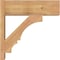 Ekena Millwork Balboa Block Smooth Outlooker, Western Red Cedar, 7 1/2"W x 22"D x 22"H OUT08X22X22BOA05SWR - alternate 2